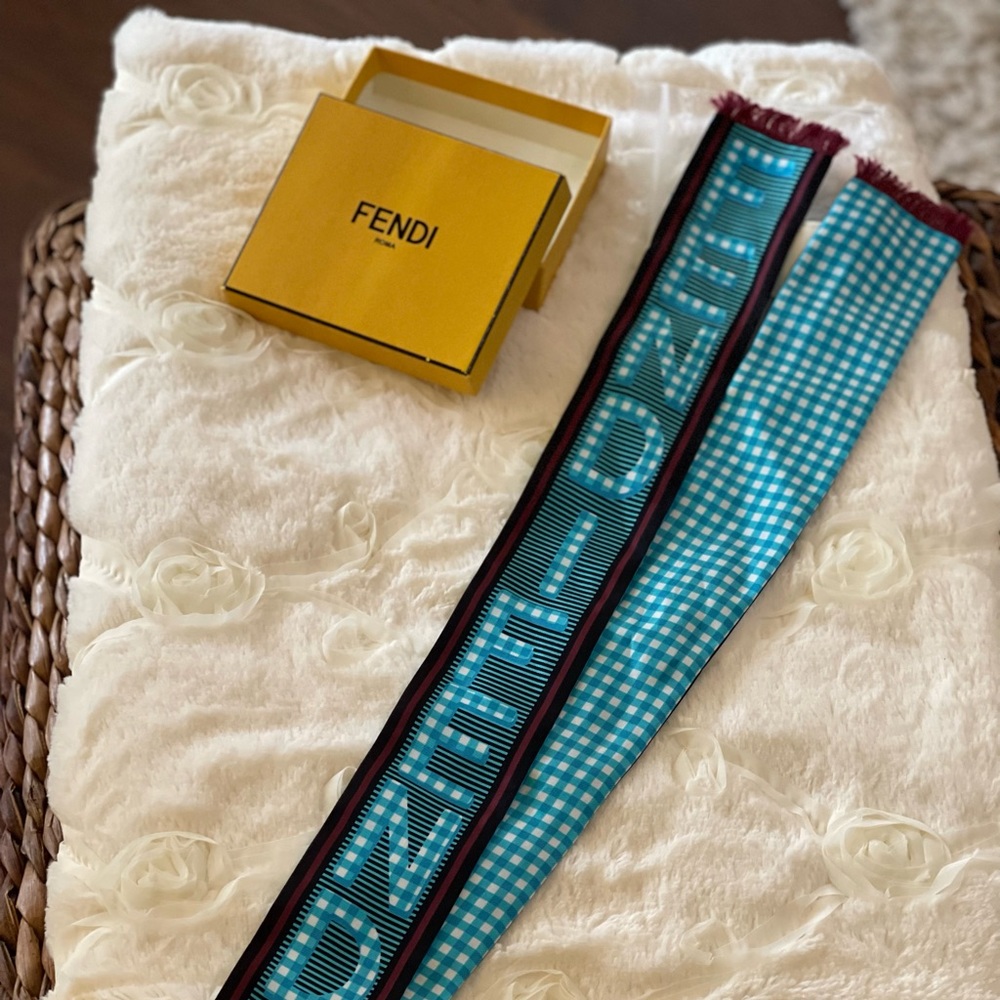 Fendi Twilly (Wrappy) silk scarf